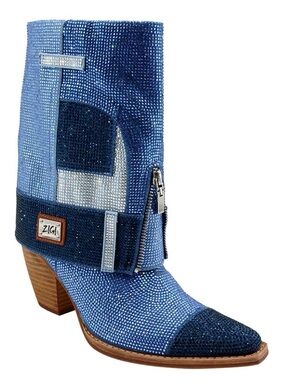 {ZIGI} Leticia Embellished Denim Boots